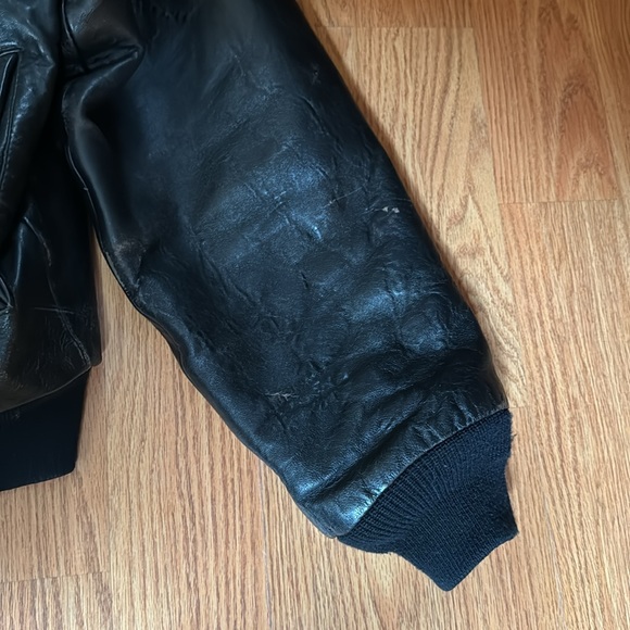 Avirex A2 vintage leather bomber jacket Mens XL . “Cleaner cleaned”.. - Picture 2 of 16